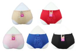 36 Pieces Large Nana Underwear Solid Color - Womens Panties & Underwear