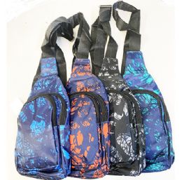 12 Wholesale Crossbody Sling Backpack Sling Bag Travel Hiking Chest Bag