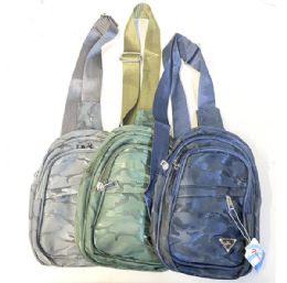12 Pieces Crossbody Sling Backpack Sling Bag Travel Hiking Chest Bag - Shoulder Bags & Messenger Bags