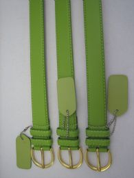 60 Wholesale Belts In Green Mixed Size