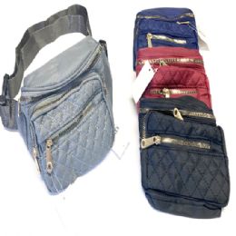 24 Bulk Fanny Packs For Women Fashionable Crossbody Belt Bags