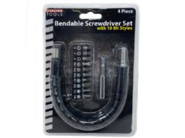 12 pieces Bendable Screwdriver Set With 10 Bit Styles - Screwdrivers and Sets