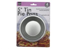 12 Wholesale 4 Pack 5 In Tin Pie Pans