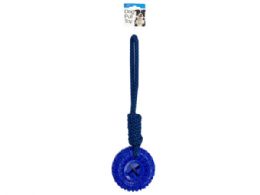 12 Bulk Dog Pull Toy With Chew Disk