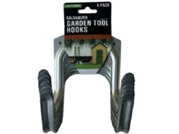 12 pieces 6 Pack Extra Large Galvanized Garage And Garden Hooks - Hooks