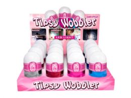 48 pieces Tipsy Wobbler Led MultI-Use Light In Countertop Display - Flash Lights