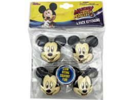 42 pieces Disney Mickey Mouse 4 Pack Squish Keychain - Key Chains