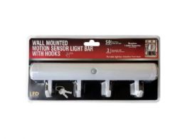 12 pieces Wall Mounted Touch Sensor Light Bar With Hooks - Hooks