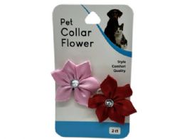66 pieces 2 Pack Pet Collar Flowers - Pet Collars and Leashes