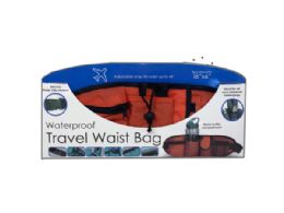 12 pieces Adjustable MultI-Pocket Travel Waist Pack - Fanny Pack