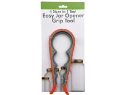 24 Wholesale 4 In 1 Easy Jar Opener Grip Tool