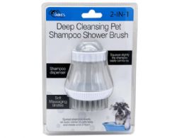12 pieces Deep Cleansing Pet Shampoo Shower Brush - Pet Grooming Supplies