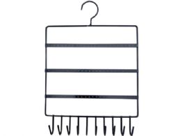 12 pieces 25 In X 14.5 In Black Metal Hanging Jewelry And Accessory Organizer - Storage & Organization