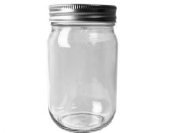 36 Wholesale 12 Ounce Glass Container W/lid