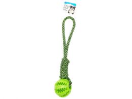 12 pieces Dog Pull Toy With Chew Ball - Pet Toys