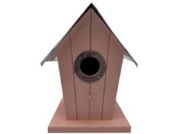 4 Wholesale Wood Birdhouse With Tin Roof