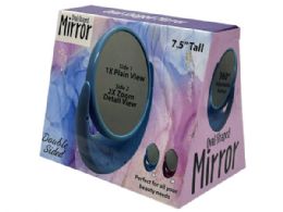 12 pieces Dual Sided Oval Stand Up Vanity Magnified Mirror - Personal Care Items