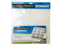 12 Bulk Collapsible Undergarment Storage With 12 Compartment