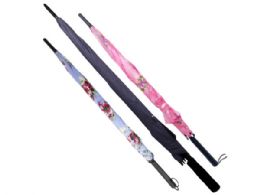 12 Wholesale 48 In Auto Open Straight Metal Umbrella