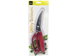 12 pieces AlL-Purpose Utility Scissors Pruning Shears - Scissors