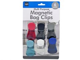 24 pieces 6 Pack Magnetic Bag Clips With Soft Grip - Clips and Fasteners