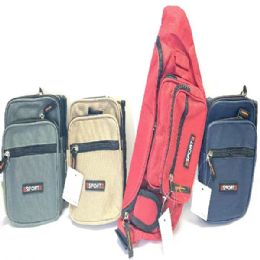24 Bulk Multipurpose Crossbody Shoulder Bag For Men And Women
