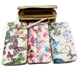 24 Pieces Butterfly Lady Wallet And Phone Case - Wallets & Handbags