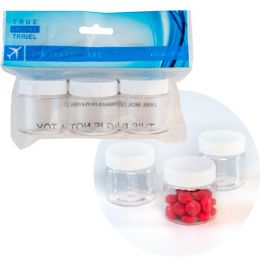 36 pieces Travel Jar Kit 3pk 1.6oz Screw Lid For Creams/lotions 1.75in D - Storage & Organization