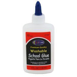 48 pieces School Glue 4oz Washable 12pc Pdq - Glue
