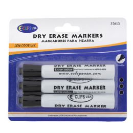 36 Wholesale Markers 3pk Dry Erase