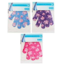 36 pieces Exfoliating Bath Glove 1 Pattern/3 Color Opp Bag/insert True Inline Bath - Shower Accessories