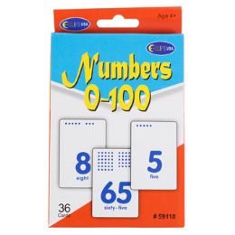 48 pieces Flash Cards Numbers 2-24pc Pdq Peggable 36 Cards - Educational Toys