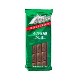 72 Wholesale Candy Andes Xl Creme De Menthe Snap Bar 4 Oz Shipper