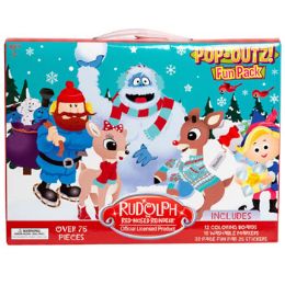 12 pieces Fun Pack Rudolph Pop Outz Boxed Display See n2 - Coloring & Activity Books