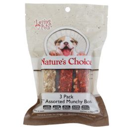 72 pieces Dog Treats Munchy Bones4.5 Inch 3pk - Pet Chew Sticks and Rawhide