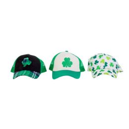 24 Wholesale Hat St Patrick 3ast Snapback Cap Stpats Ht/jhook