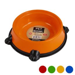 30 Wholesale Pet Bowl NoN-Skid 38 Oz/4.75cups 1.17 Qt 5 Colors 9.5 X 2.5 Ref #st2050