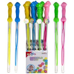 12 Wholesale Bubble Wand 24in 4ast