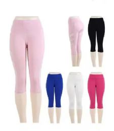 12 Pieces Women Capris Yoga Leggings - Womens Leggings