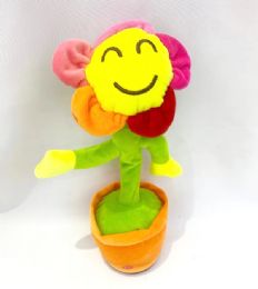 10 Pieces Sunflower Singing Dancing Singing Led Toy - Plush Toys