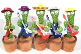10 Pieces Cactus Singing Dancing Singing Led Toy - Plush Toys