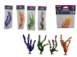 144 Pieces Fish Tank Grass With Shells - Pet Supplies