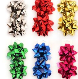 96 Pieces 2 Piece Ribbon And Bow - Gift Wrap