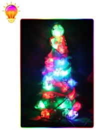 24 Pieces Led Christmas Tree Decoration With Light - Christmas Decorations