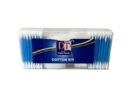 36 Wholesale Daily Touch Cotton Swab Kit In Hard Case