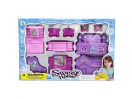 12 pieces Home And Furniture Miniature Toy Play Set - Girls Toys