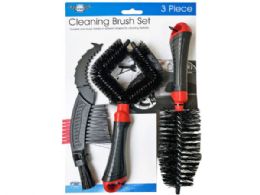 12 of 3 Pack Tire Cleaning Brush Set