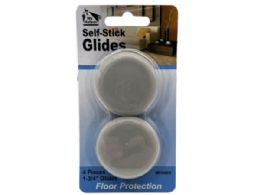 60 Bulk My Helper 4 Pack 1.75 In Self Stick Floor Protector Glides