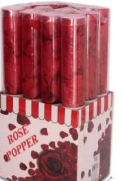 48 Wholesale 15 Inch Rose Flower Party Popper