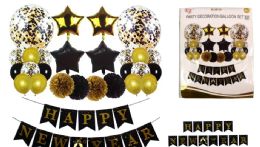 48 Pieces 42 Piece New Year Decoration Balloon Set - New Years